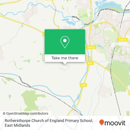 Rothersthorpe Church of England Primary School map