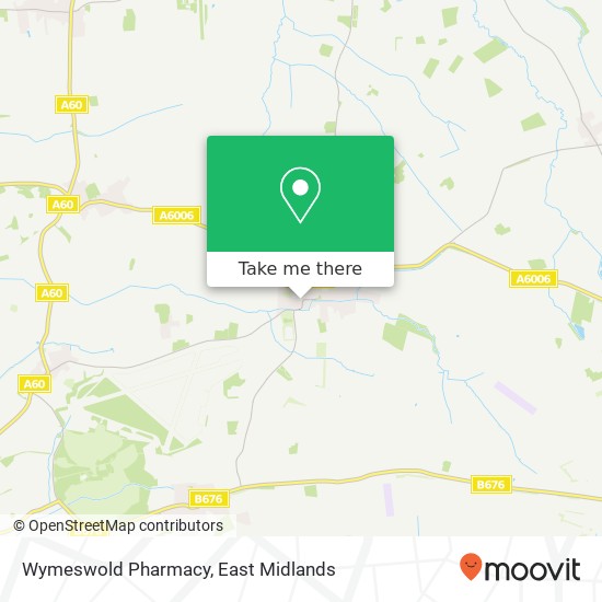 Wymeswold Pharmacy map