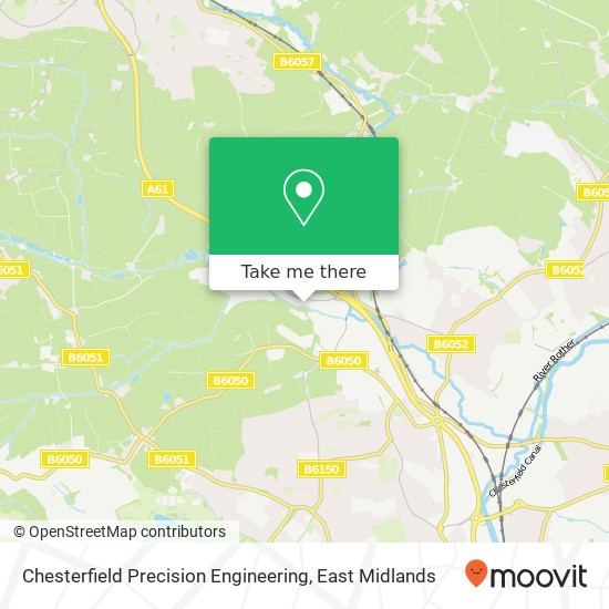 Chesterfield Precision Engineering map