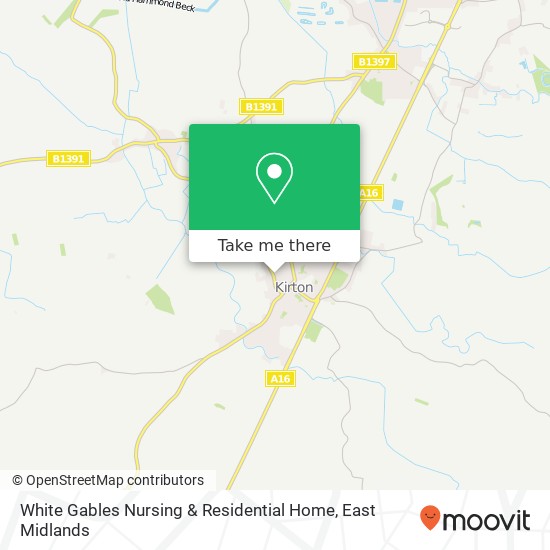 White Gables Nursing & Residential Home map