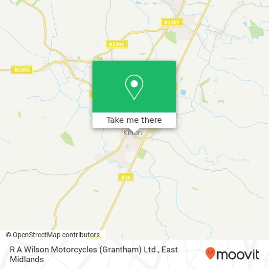 R A Wilson Motorcycles (Grantham) Ltd. map