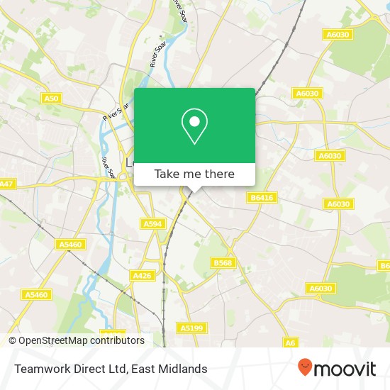 Teamwork Direct Ltd map