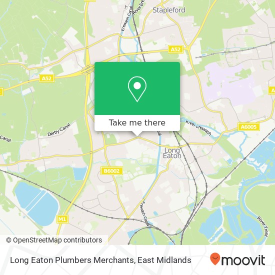 Long Eaton Plumbers Merchants map
