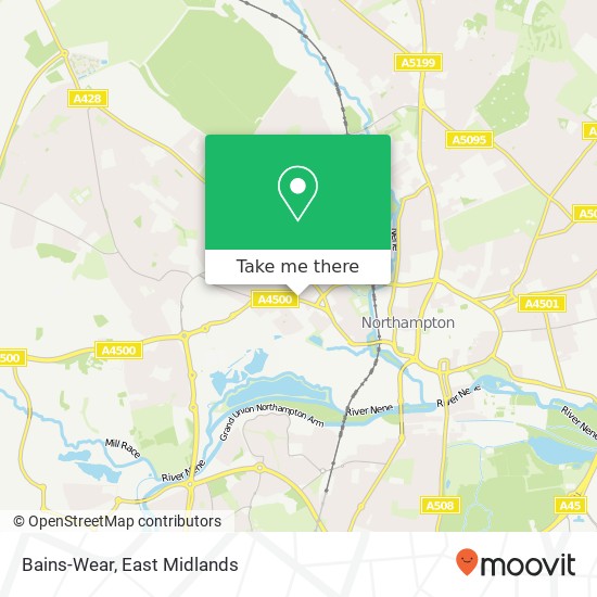 Bains-Wear map