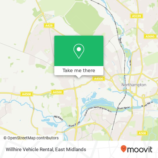 Willhire Vehicle Rental map