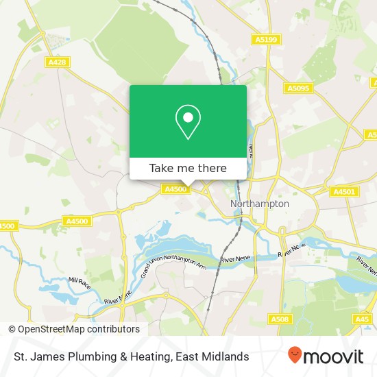 St. James Plumbing & Heating map