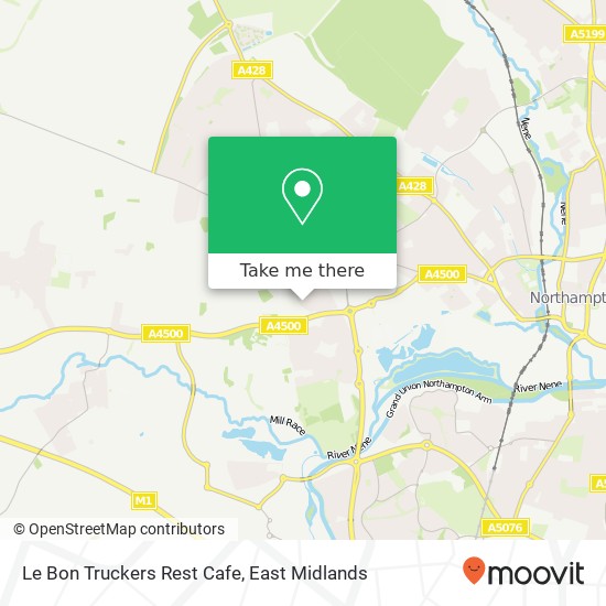 Le Bon Truckers Rest Cafe map
