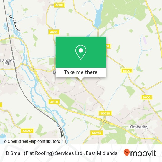D Small (Flat Roofing) Services Ltd. map