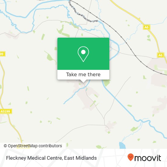 Fleckney Medical Centre map