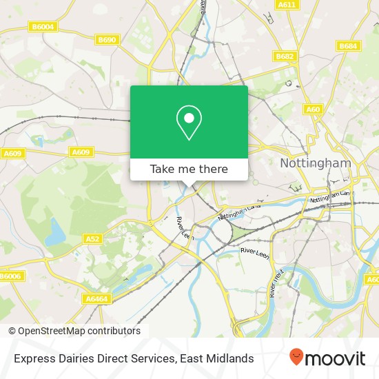 Express Dairies Direct Services map