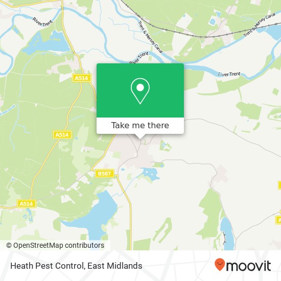 Heath Pest Control map