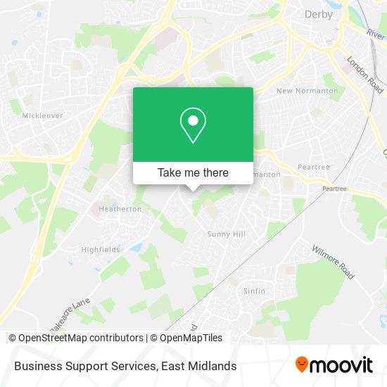 Business Support Services map