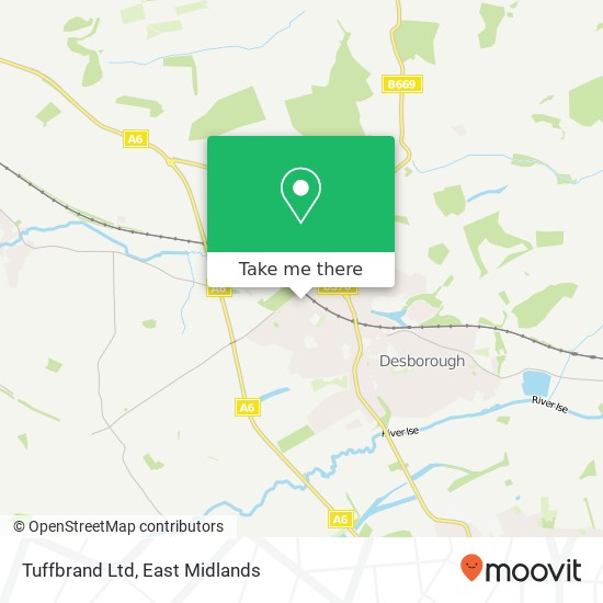 Tuffbrand Ltd map