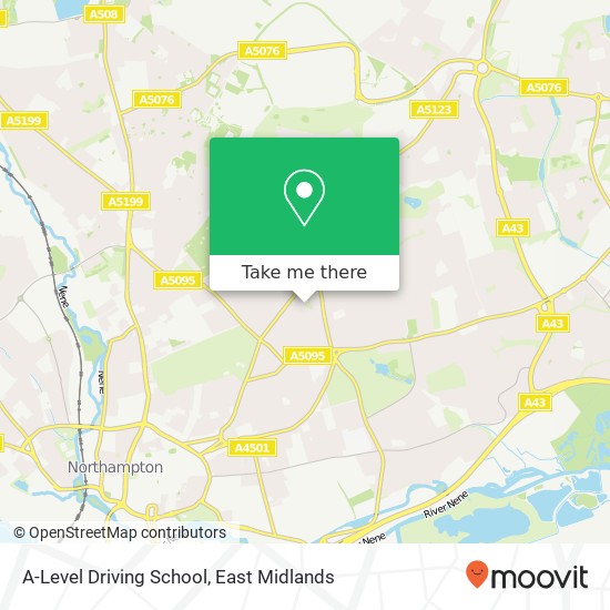 A-Level Driving School map