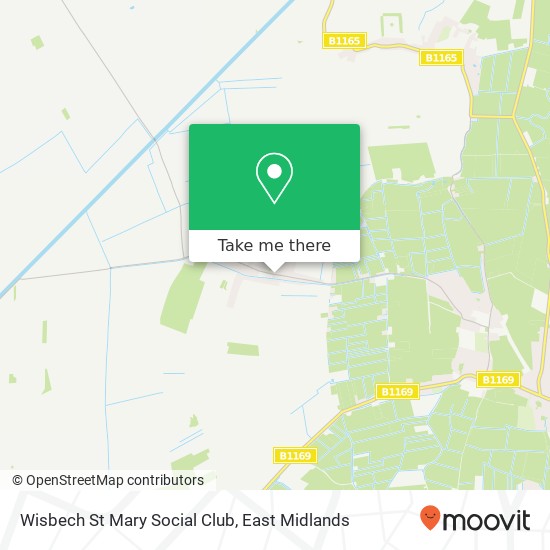Wisbech St Mary Social Club map