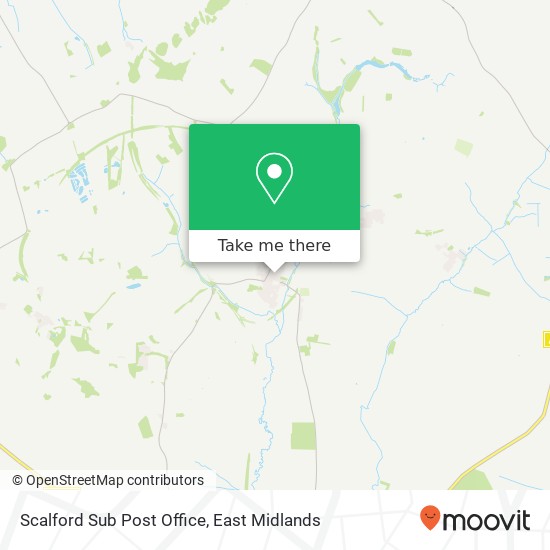 Scalford Sub Post Office map