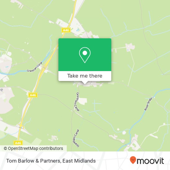 Tom Barlow & Partners map