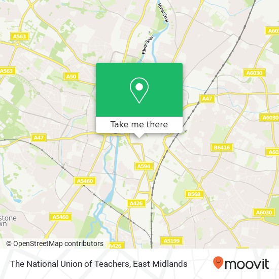 The National Union of Teachers map