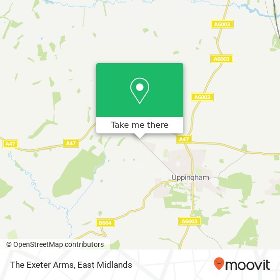 The Exeter Arms map