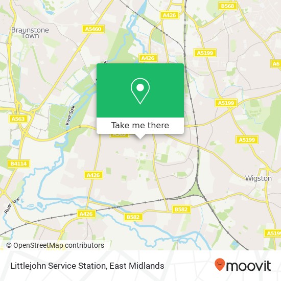 Littlejohn Service Station map