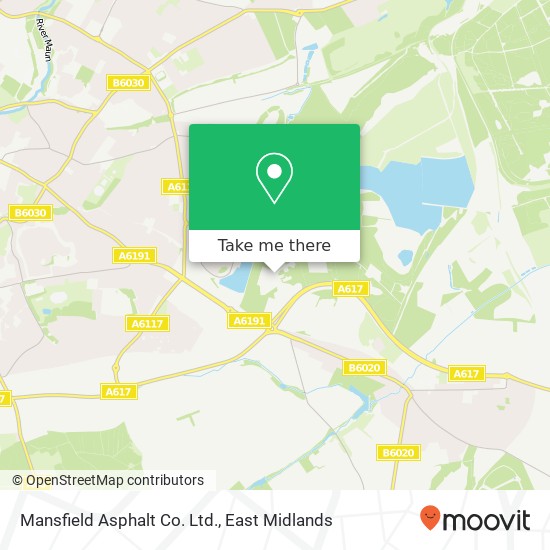 Mansfield Asphalt Co. Ltd. map