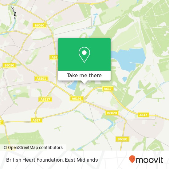 British Heart Foundation map