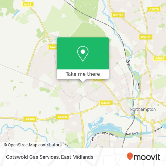 Cotswold Gas Services map