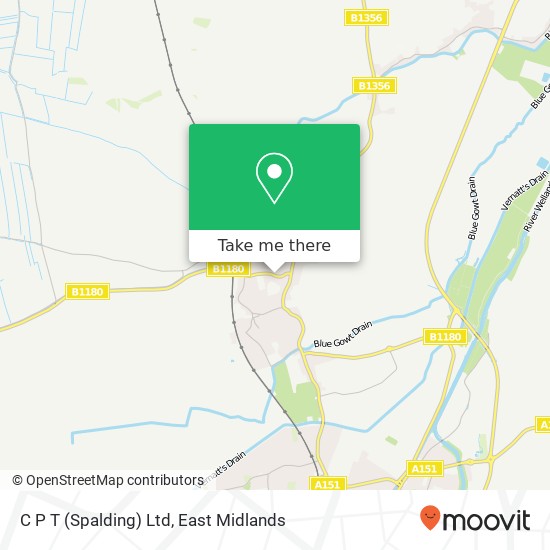 C P T (Spalding) Ltd map