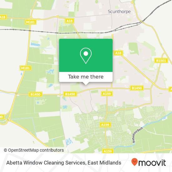 Abetta Window Cleaning Services map