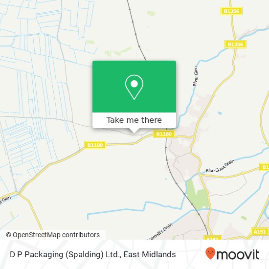 D P Packaging (Spalding) Ltd. map