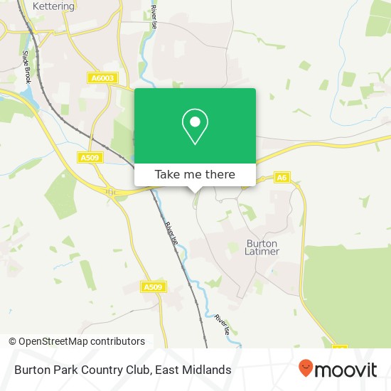 Burton Park Country Club map