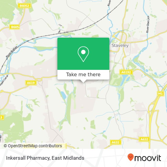 Inkersall Pharmacy map