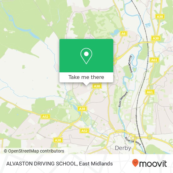 ALVASTON DRIVING SCHOOL map