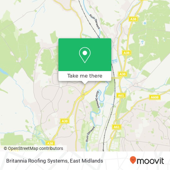 Britannia Roofing Systems map