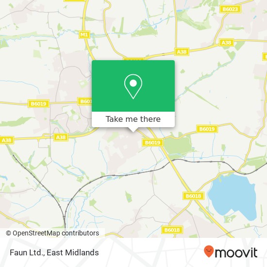 Faun Ltd. map
