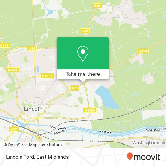 Lincoln Ford map