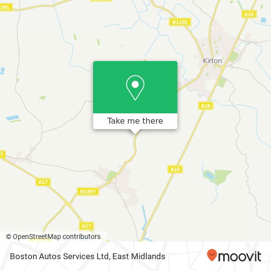 Boston Autos Services Ltd map