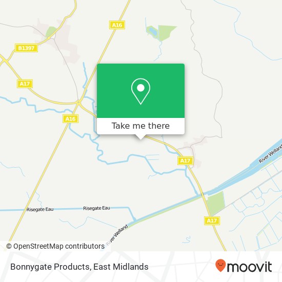 Bonnygate Products map