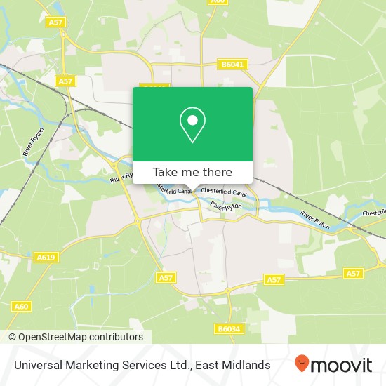 Universal Marketing Services Ltd. map