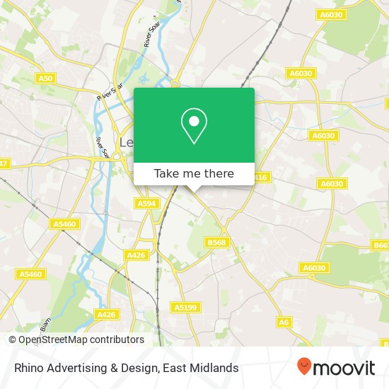 Rhino Advertising & Design map