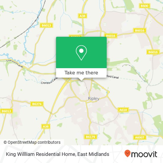 King Willliam Residential Home map