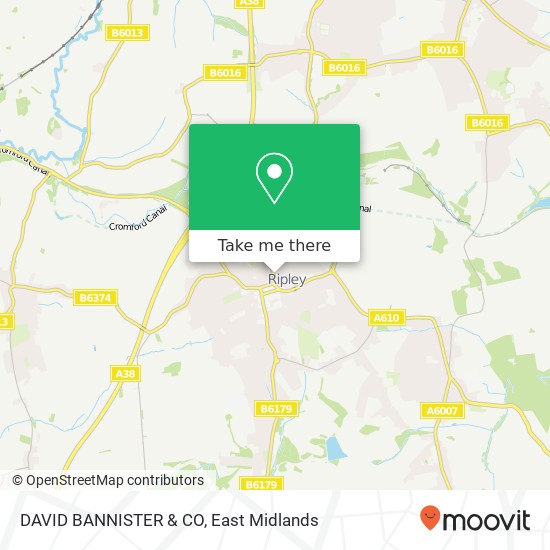 DAVID BANNISTER & CO map