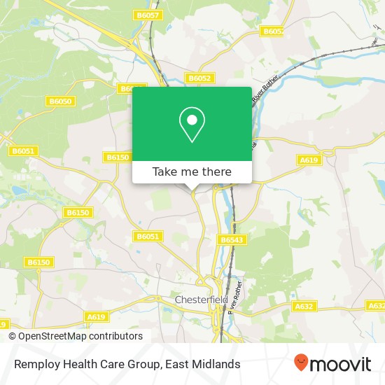 Remploy Health Care Group map