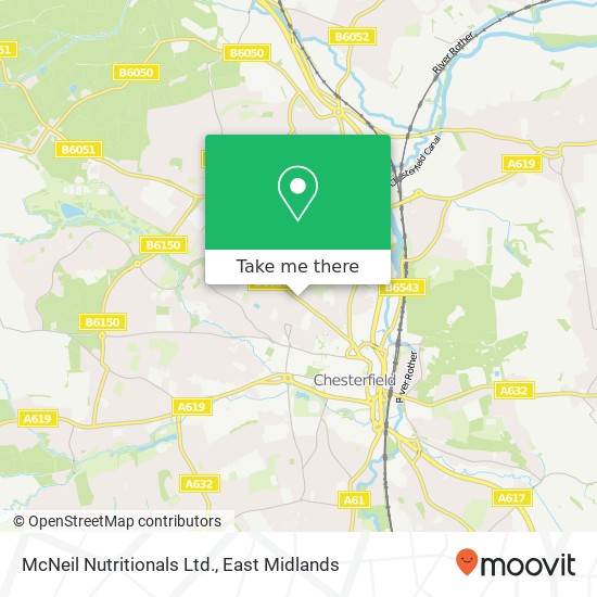 McNeil Nutritionals Ltd. map