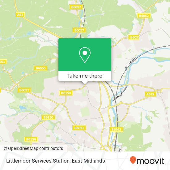 Littlemoor Services Station map