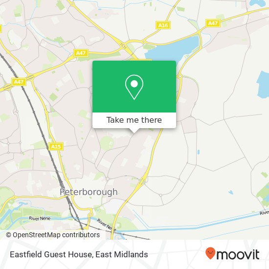 Eastfield Guest House map
