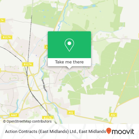 Action Contracts (East Midlands) Ltd. map
