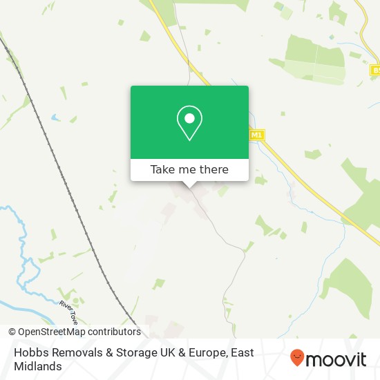 Hobbs Removals & Storage UK & Europe map