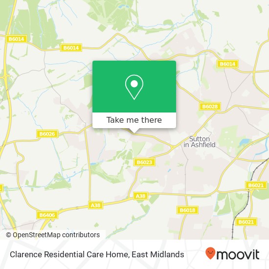 Clarence Residential Care Home map