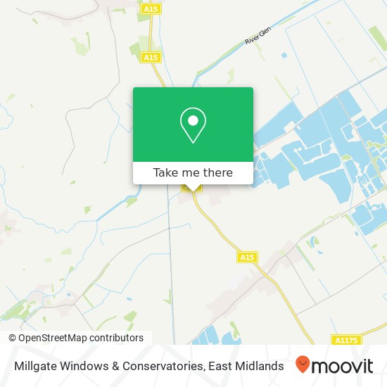 Millgate Windows & Conservatories map